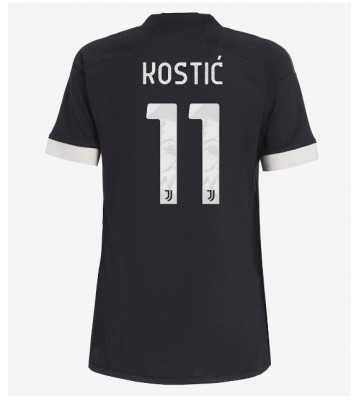 Juventus Filip Kostic #11 Replika Tredjetrøje Dame 2023-24 Kortærmet